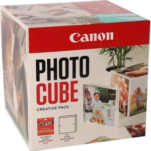 Canon + 13x13 cm Fotopapier 40 Blatt Value Pack Bleu Original PP-201 5x5 Photo Cube Creative Pack