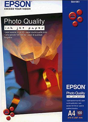 Epson Photo Quality 100 Blatt Papier blanc Original C13S041061 Epson Photo Quality 100 Blatt Papier blanc Original C13S041061