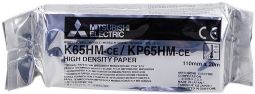 Mitsubishi KP65HM-CE Papier Blanc Original Thermopapier