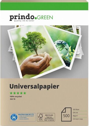 Prindo Green Papier Blanc fumé Original PR80500A4G Prindo Green Papier Blanc fumé Original PR80500A4G