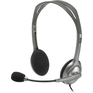 Logitech Stereo Headset H110 Accessoires informatiques Noir(e) / Argent Original 981-000271