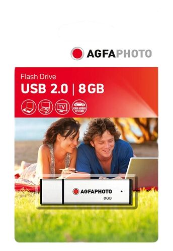 Agfa Photo USB 2.0 Stick 8 GB Accessoires informatiques  Original 10512