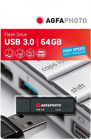 Agfa Photo USB 3.0 Stick 64 GB Accessoires informatiques  Original 10571