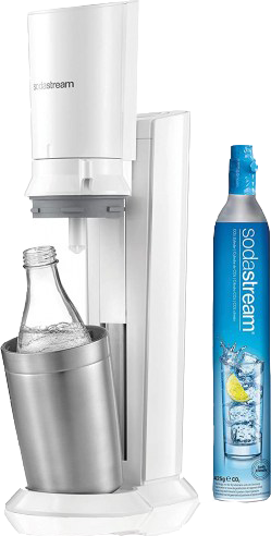 Sodastream Soda Maker Crystal titanium/white Accessoires Blanc Original 1216511490 Sodastream Soda Maker Crystal titanium/white Accessoires Blanc Original 1216511490