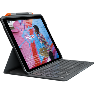 Logitech Slim Folio - für iPad Gen 7., 8. und 9. Gen. Accessoires informatiques graphite Original 920-009474