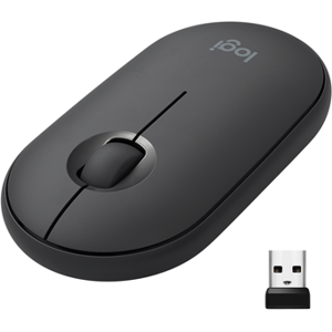 Logitech Pebble M350 - Maus Accessoires informatiques graphite Original 910-005718