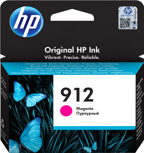 HP 912 Cartouche d'encre Magenta Original 3YL78AE HP 912 Cartouche d'encre Magenta Original 3YL78AE