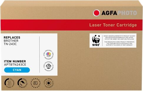 Agfa Photo  Toner Cyan Original APTBTN243CE Agfa Photo  Toner Cyan Original APTBTN243CE