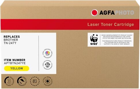 Agfa Photo  Toner Jaune Original APTBTN247YE Agfa Photo  Toner Jaune Original APTBTN247YE