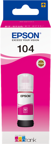 Epson 104 Cartouche d'encre Magenta Original C13T00P340 Epson 104 Cartouche d'encre Magenta Original C13T00P340