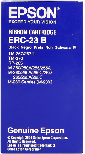 Epson ERC-23B Ruban encreur noir Original C43S015360 Epson ERC-23B Ruban encreur noir Original C43S015360