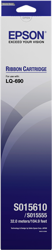 Epson S015610 Ruban encreur noir Original C13S015610 Epson S015610 Ruban encreur noir Original C13S015610