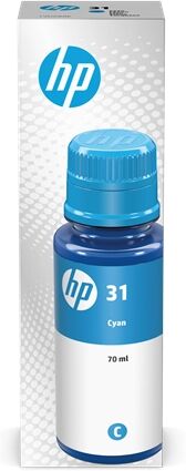 HP 31 Cartouche d'encre Cyan Original 1VU26AE HP 31 Cartouche d'encre Cyan Original 1VU26AE