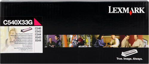 Lexmark Dévéloppeur magenta Original C540X33G Lexmark Dévéloppeur magenta Original C540X33G
