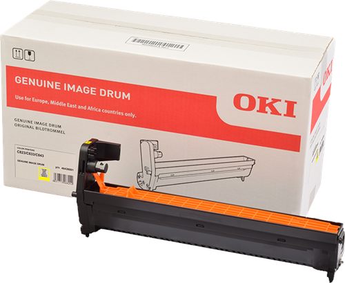 Oki Tambour d'image Jaune Original 46438001 Oki Tambour d'image Jaune Original 46438001