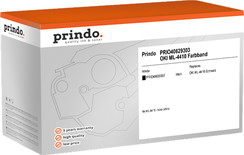 Prindo  Ruban encreur Noir(e) Original PRIO40629303 Prindo  Ruban encreur Noir(e) Original PRIO40629303