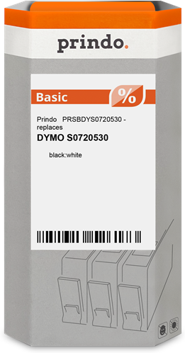 Prindo  Ruban Noir sur blanc Original PRSBDYS0720530 Prindo  Ruban Noir sur blanc Original PRSBDYS0720530