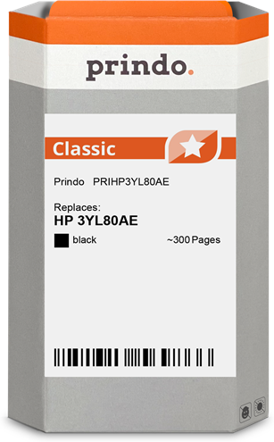 Prindo Classic Cartouche d'encre Noir(e) Original PRIHP3YL80AE