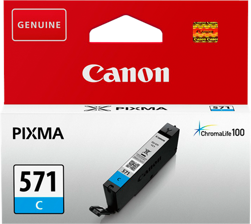 Canon 0386C001 Cartouche d'encre Cyan Original CLI-571c