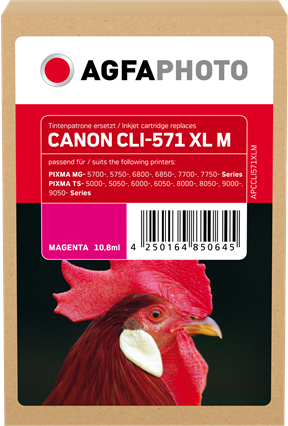 Agfa Photo  Cartouche d'encre Magenta Original APCCLI571XLM