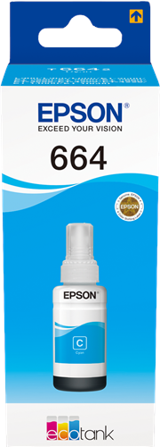 Epson 664 Cartouche d'encre Cyan Original C13T664240