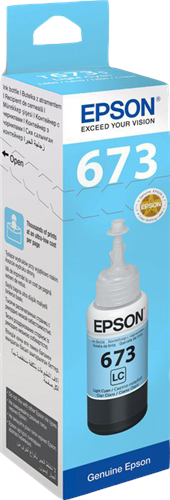 Epson 673 Cartouche d'encre Cyan (brillant) Original C13T67354A