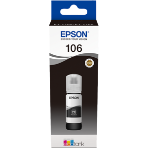 Epson 106 Cartouche d'encre Noir (photo) Original C13T00R140