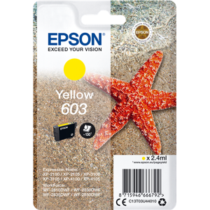 Epson 603 Cartouche d'encre Jaune Original C13T03U44010