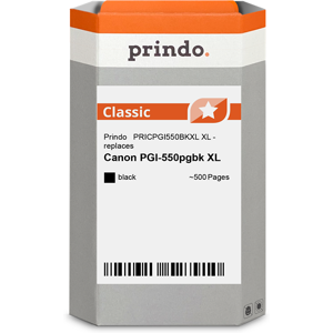 Prindo Classic XL Cartouche d'encre Noir(e) Original PRICPGI550BKXL - Publicité