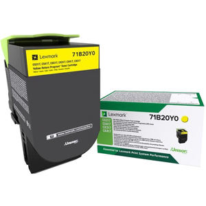 Lexmark CS/CX317/417/517 Toner Jaune Original 71B20Y0