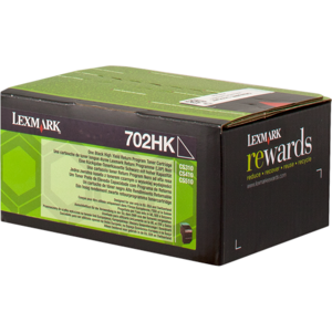 Lexmark 70C2HK0 Toner Noir(e) Original 702HK