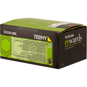 Lexmark 70C2HY0 Toner Jaune Original 702HY