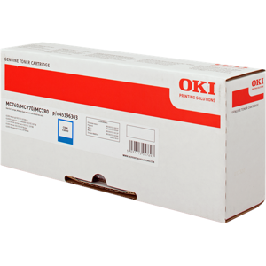 Oki MC760 Toner Cyan Original 45396303