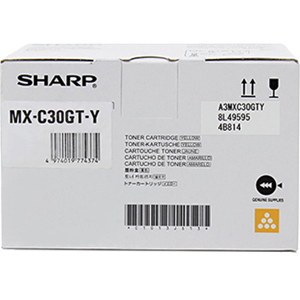 Sharp Toner Jaune Original MX-C30GTY