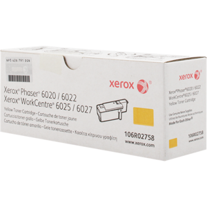 Xerox WorkCentre 6027 Toner Jaune Original 106R02758