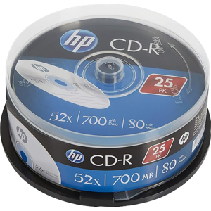 HP CD-R 80Min/700MB/52x Cakebox (25 Disc) Accessoires informatiques  Original CRE00015