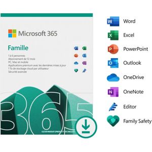 Microsoft 365 Famille - Version Boîte (6gq-01924)