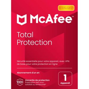 Mcafee Total Protection 2024 1 Appareil 1 An - Publicité