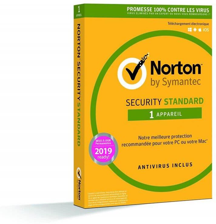 Symantec Norton Security Standard 2020 - 1 Appareil Symantec Norton Security Standard 2020 - 1 Appareil
