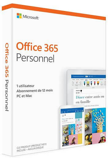 Microsoft Code D'activation Office 365 Pack Personnel