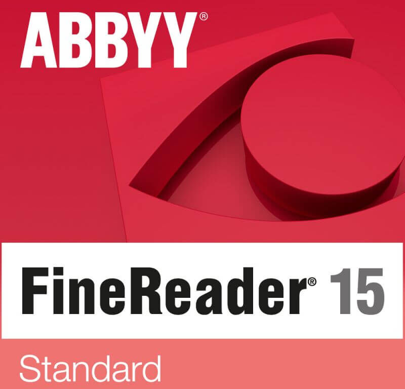 Abbyy Finereader 15 Standard Abbyy Finereader 15 Standard