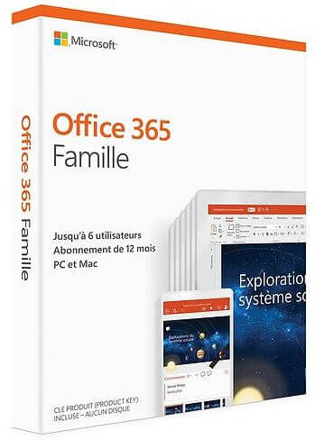 Microsoft Code D'activation Office 365 Pack Famille