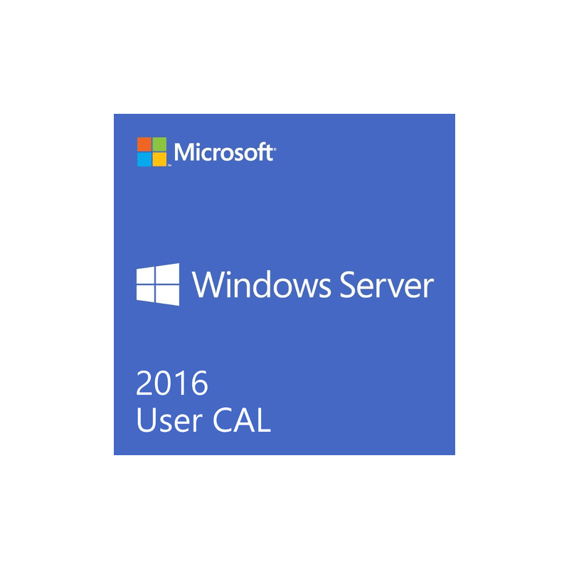 Microsoft Licence D'accès 5 Utilisateurs Pour Windows Serveur 2016 User Cal 5 Utilisateurs