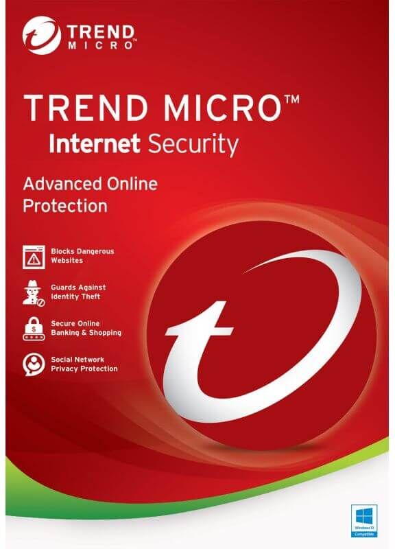 TRENDMICRO Trend Micro Internet Security 2021 1 Appareil 1 An