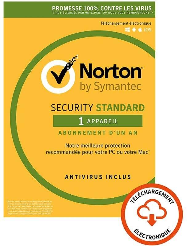 Symantec Oem Norton Security Standard - 1 Appareil - 1 An Symantec Oem Norton Security Standard - 1 Appareil - 1 An