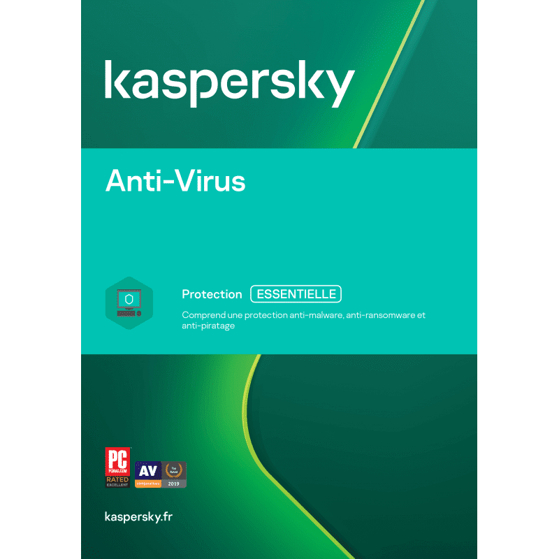 Kaspersky Antivirus 2021 3 Appareils 1 An