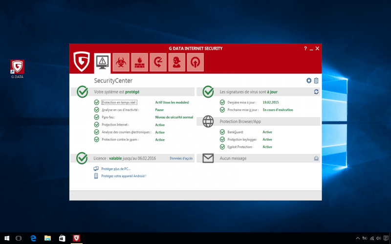 G Data Internet Security 2021 1 Appareil 1 An G Data Internet Security 2021 1 Appareil 1 An