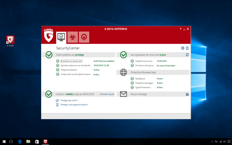 G Data Antivirus 2021 1 Appareil 1 An