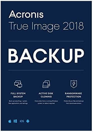 Acronis True Image 2018 5 Appareils