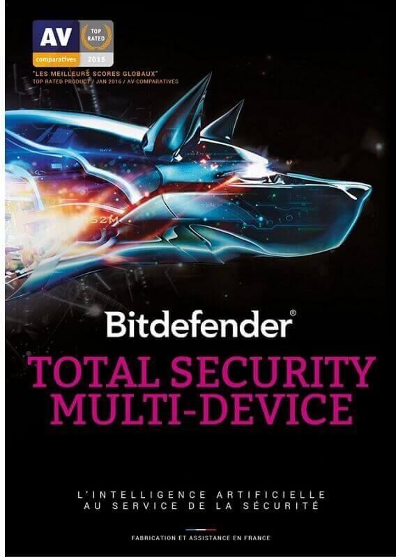 Bitdefender Total Security 5 Appareils 1 An Bitdefender Total Security 5 Appareils 1 An